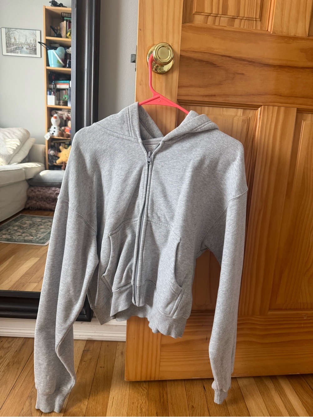 Cozy Sweatfleece Boyfriend Boxy Zip Hoodie